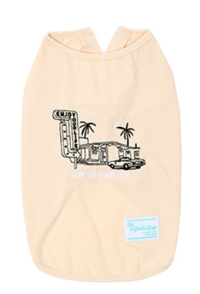 犬服　わんこ服　ペット服　接触冷感　ICEシーサイドタンク保冷剤付き　［サイズ：5号］