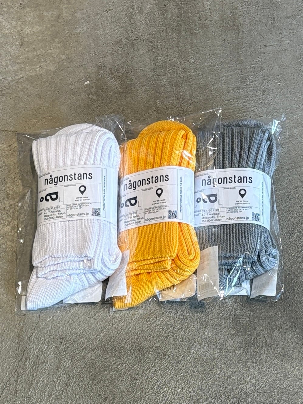 ナゴンスタンス nagonstans ソックス　新品未使用　3点セット　完売 26AW】nagonstans ナゴンスタンス / ソックス / loose socks | TRENT