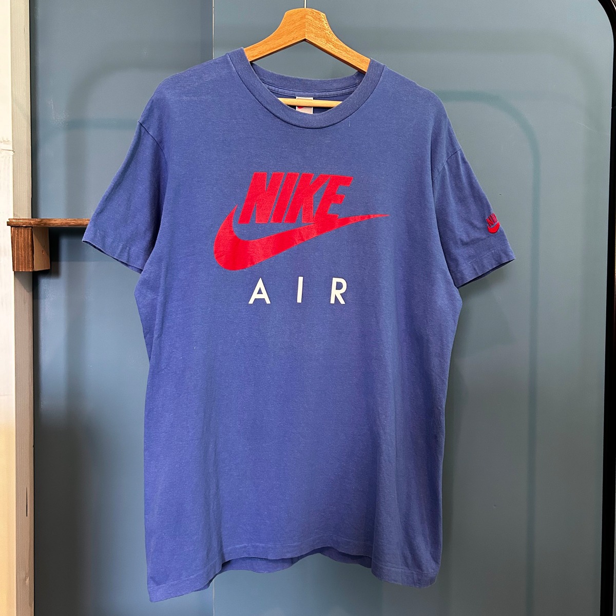 NIKE】Tシャツ 銀タグ 日本製 シングルステッチ ブルー Lサイズ | 古着