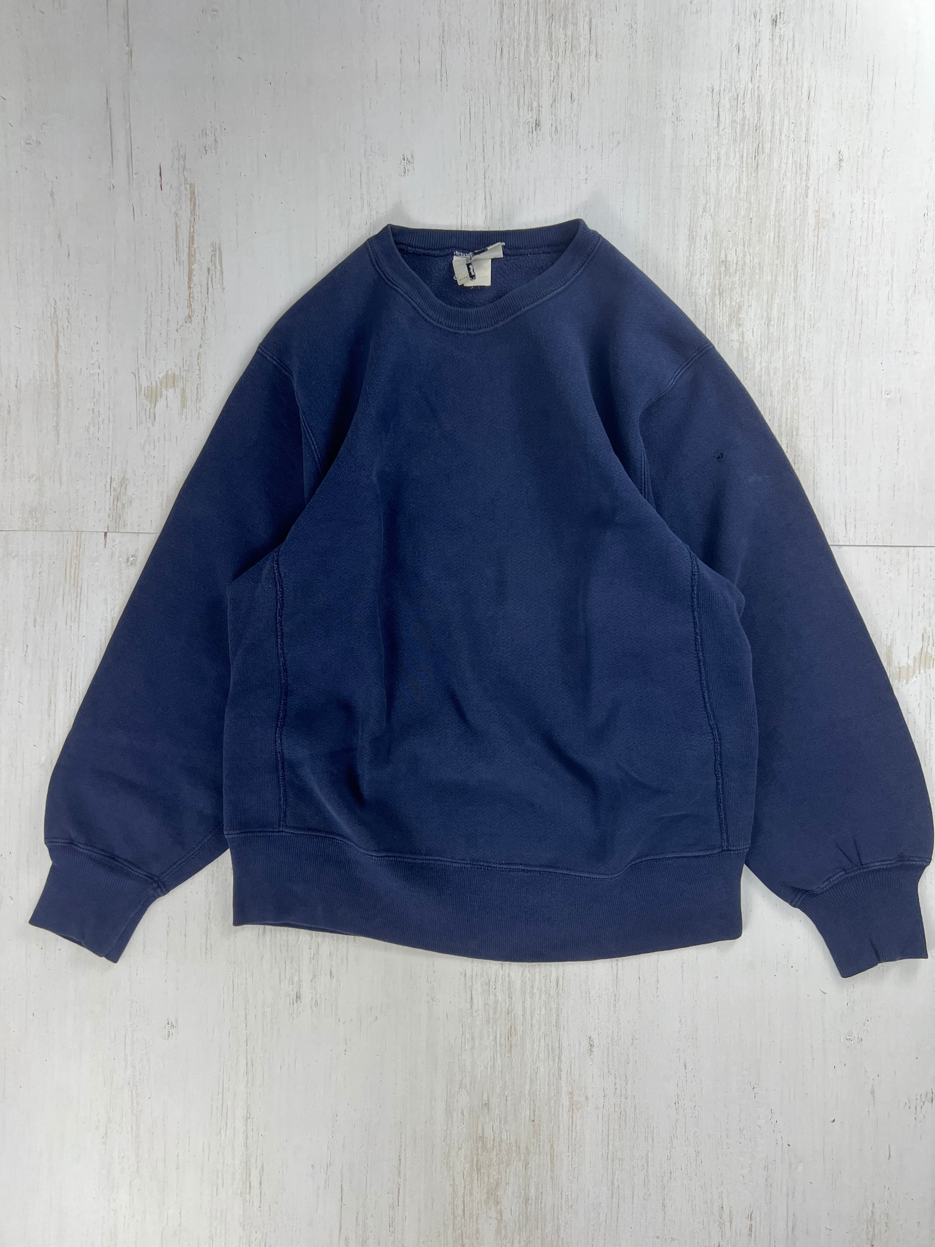 1980’s Lee USA Made Reverse Weave Sweatshirt XL / Lee USA製 リバースウィーブ風 スウェット ネイビー XL相当