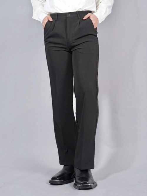 【ALUDE SELECT】straight smart slacks pants
