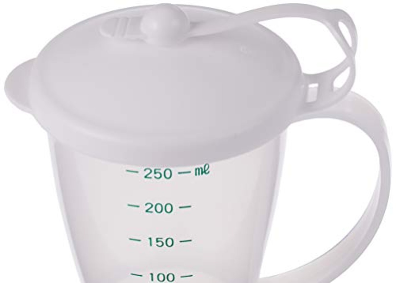 小森樹脂 コップ 倒れない 安定 ストロー付きコップ ホワイト 300ml 日本製 8-4235-01