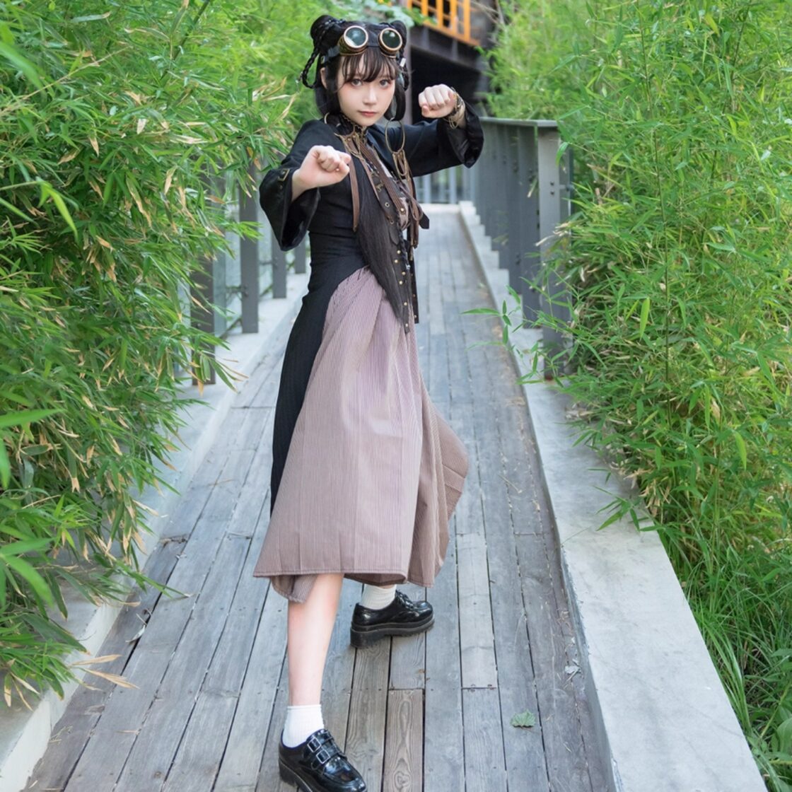 SEASONZ ロリパン ジレ ロングコート スチームパンク 原宿