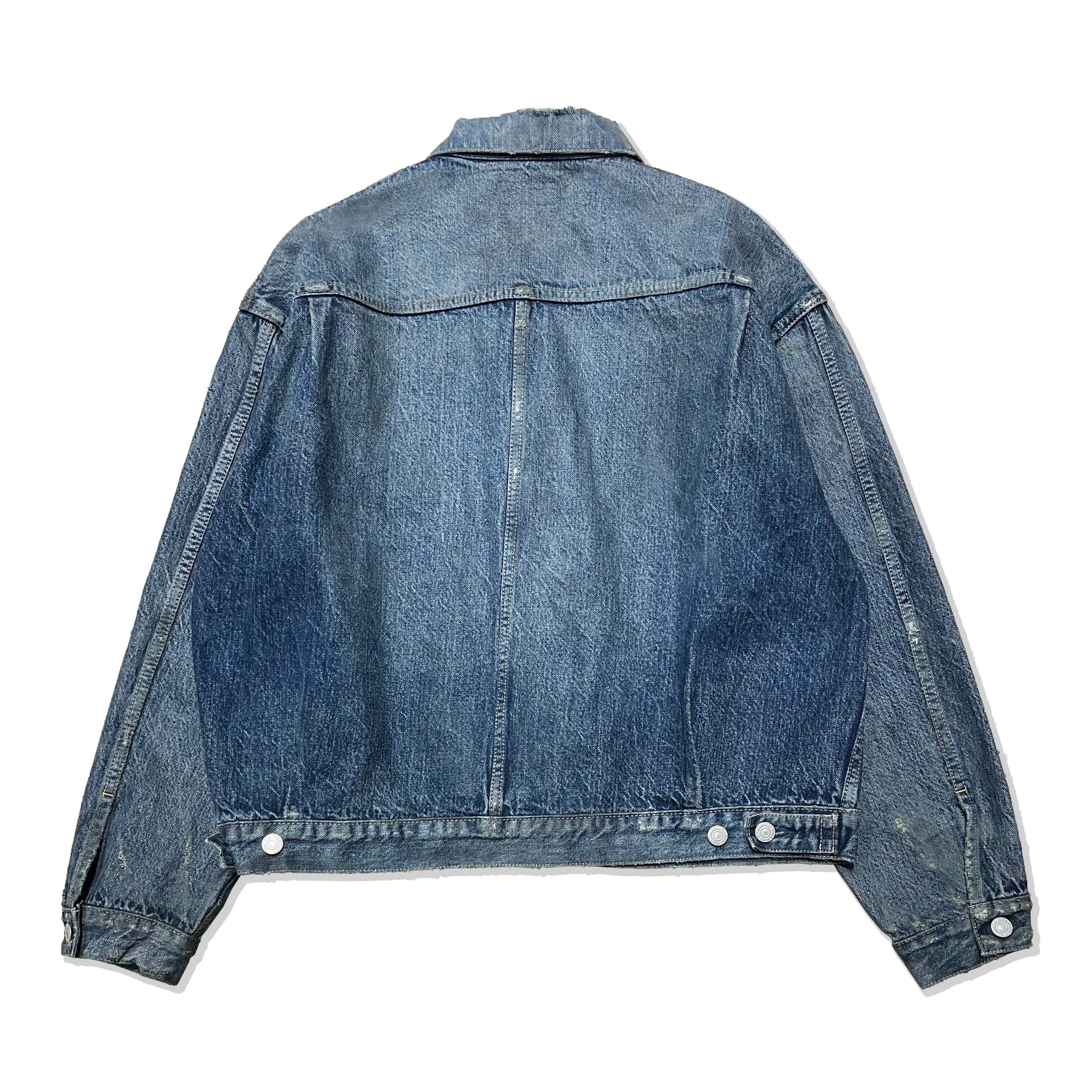 新品未使用 Benjamin Authentic Club M デニムジャケット Benjamin Authentic Club Vintage Wash Denim Trucker Jacket Special