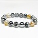 ブラックエレスチャルクォーツ ブレスレット 12mm メール便可 一点物 111-54209