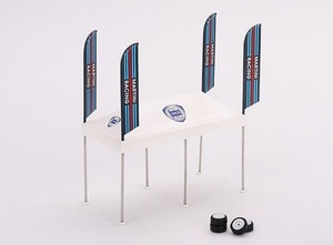 ＭＩＮＩ－ＧＴ 1/64 パドックサービス マルティーニレーシング テントセット【MGTAC16】