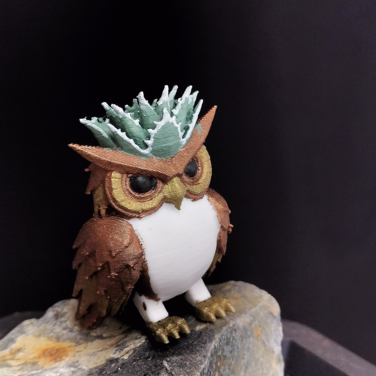 AGI004 灯るフクロウ 5cm 素体 | メントリザムライ