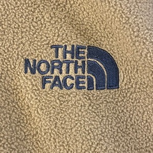 【THE NORTH FACE】ハーフジップ フリースジャケット ハーフドーム 刺繍ロゴ メンズL アメリカ古着