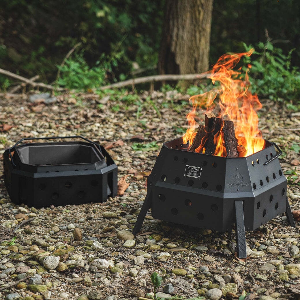 CARGO CONTAINER FIRE PIT MAX | OLIVE OUTDOOR EQUIPMENT