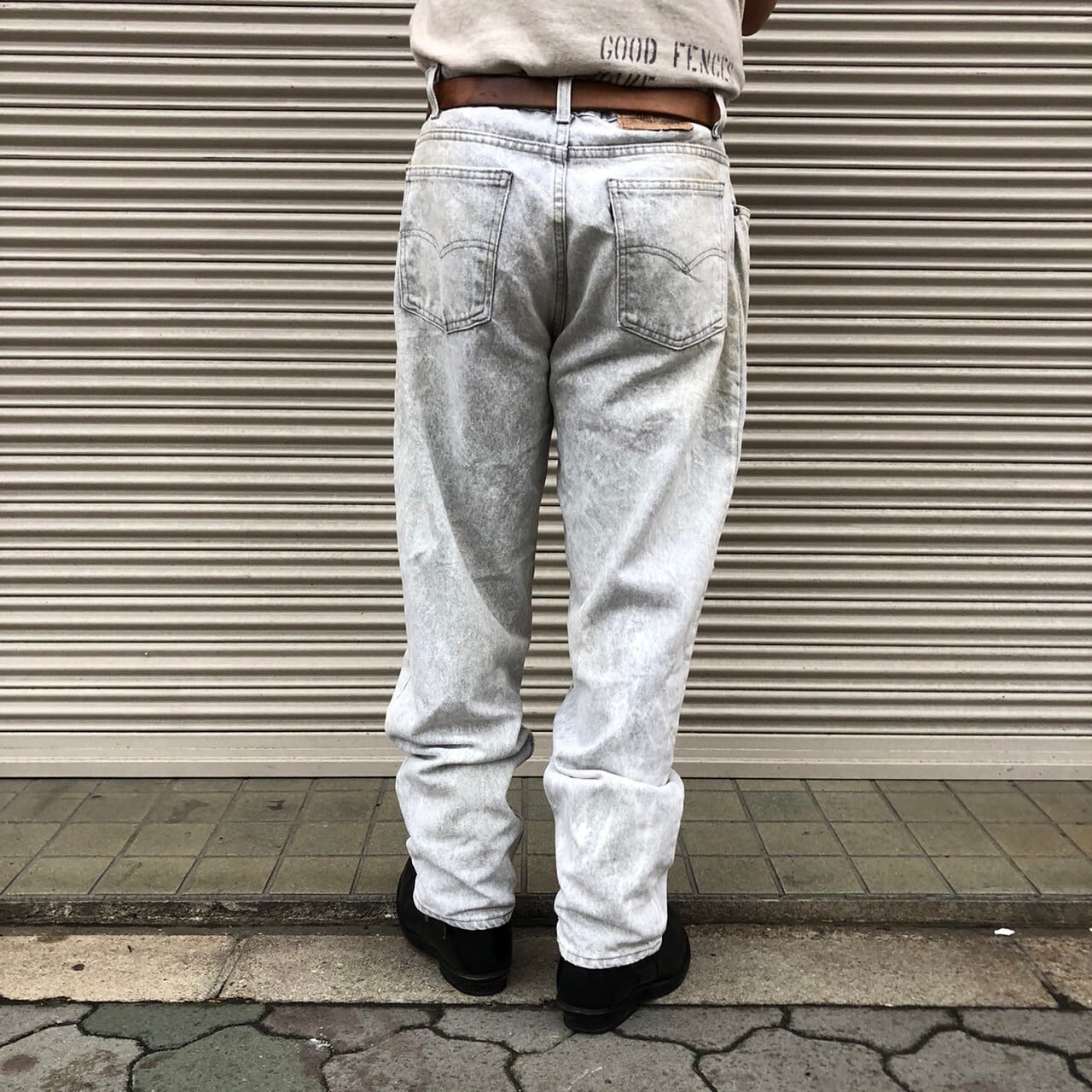 90s Levi's 40550ブラックデニム グレー ヴィンテージ 先染め 90s Levi's 40550ブラックデニム グレー ヴィンテージ 先染め