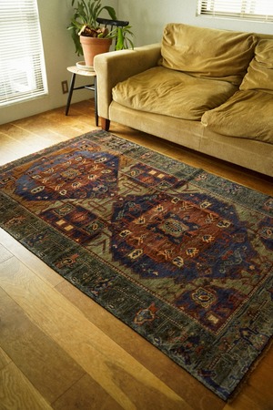2045-Vintage Taimani rug