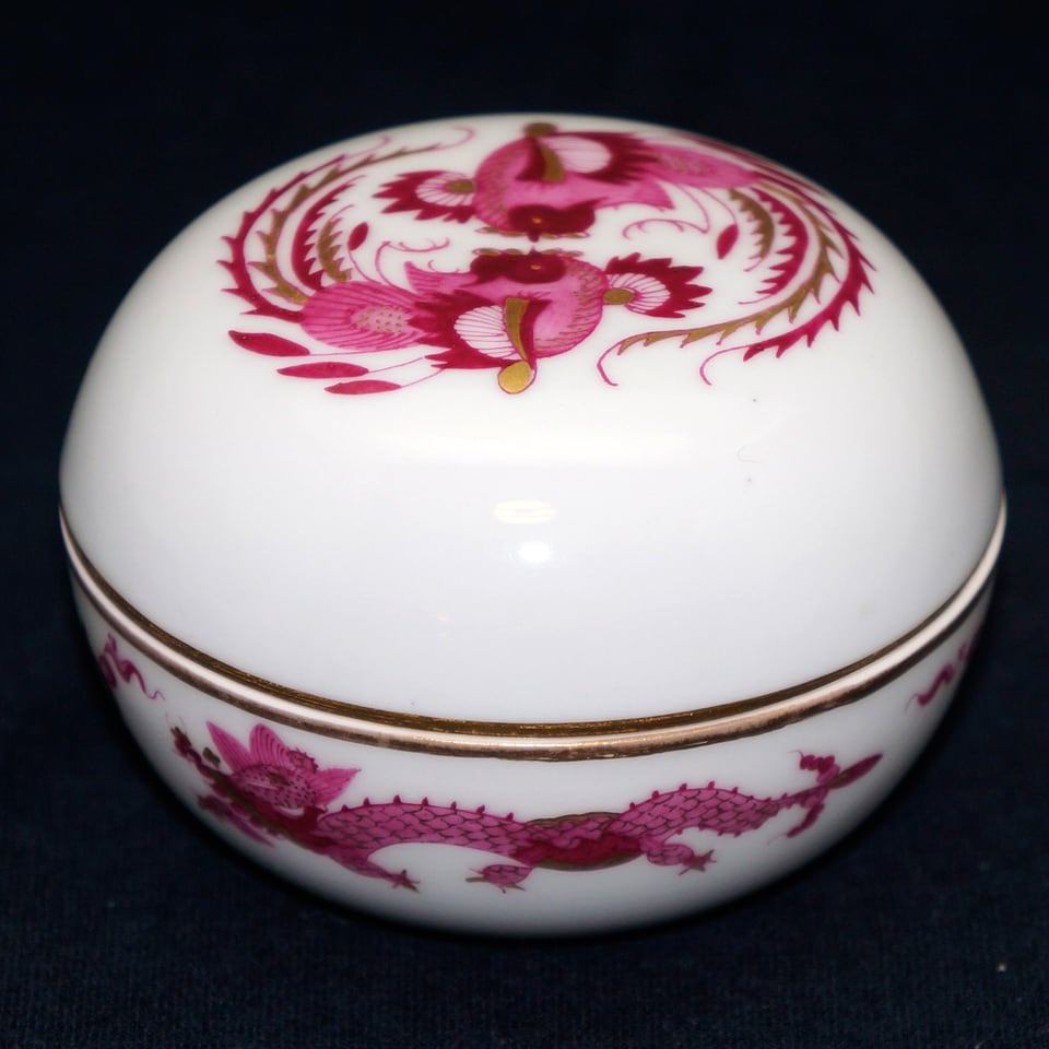ボンボン入れ（マイセン）ピンク | アンティークと台湾茶の店