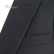 【美品 日本製 社交ダンス衣装】ブラック Chacott チャコット メンズ ジャケット ベスト 黒 ダンス用 無地 スーツ 男性 ジャケット ベスト セット ステージ 舞台 ダンス 発表会