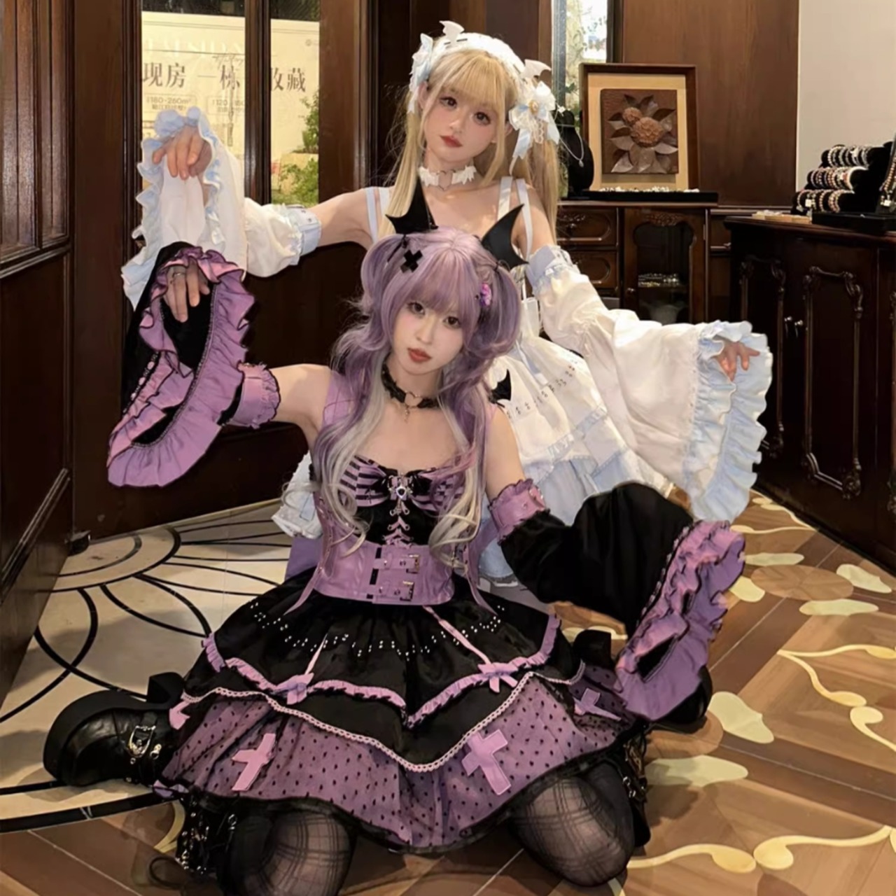 サブカル地雷お洋服セットまとめ売りチョーカー付き