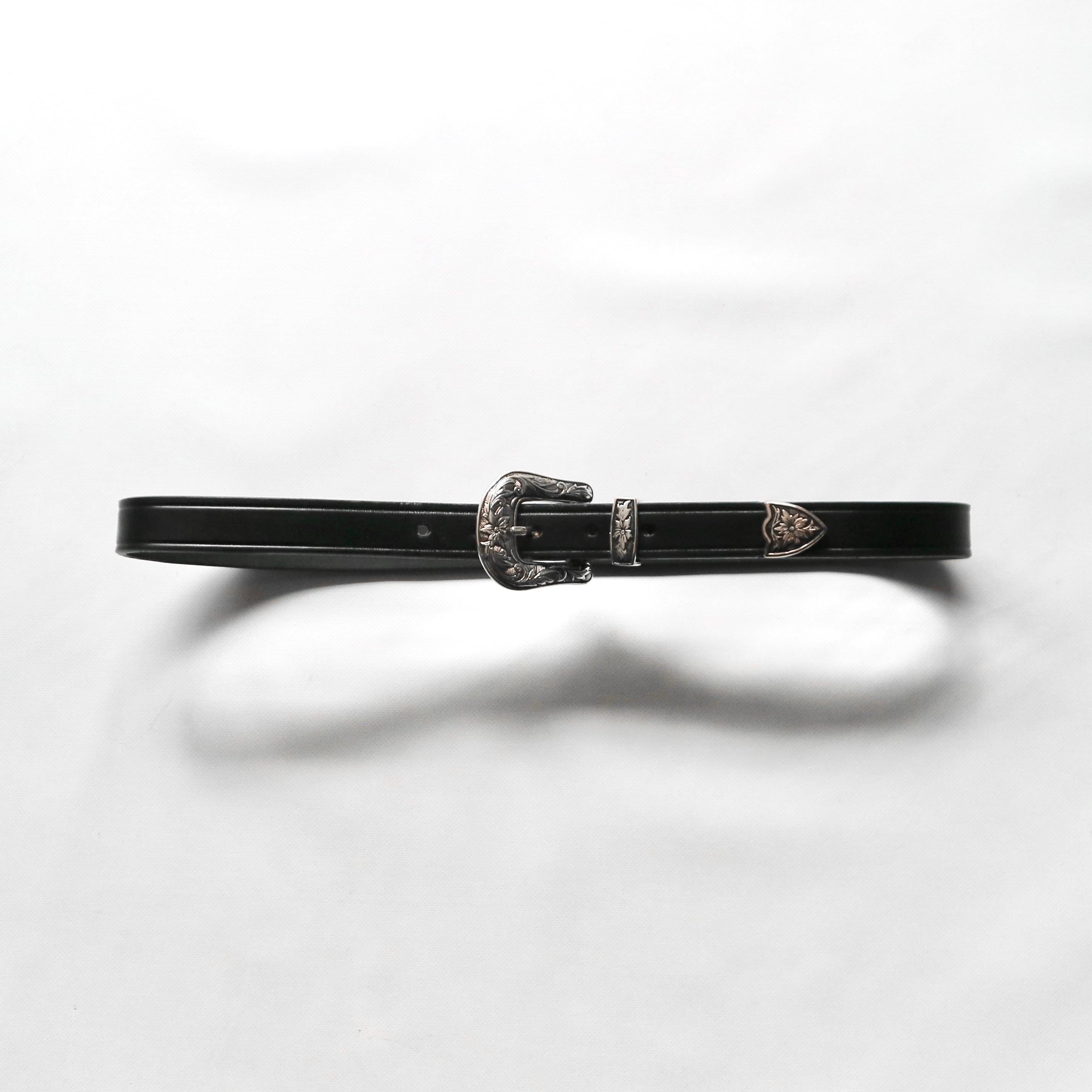 TORY LEATHER トリーレザー】ANTIQUE SILVER BUCKLE SET BELT