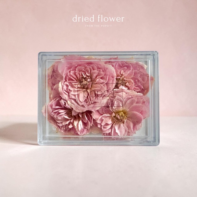 平たくてキャンドルに使いやすい薔薇Box