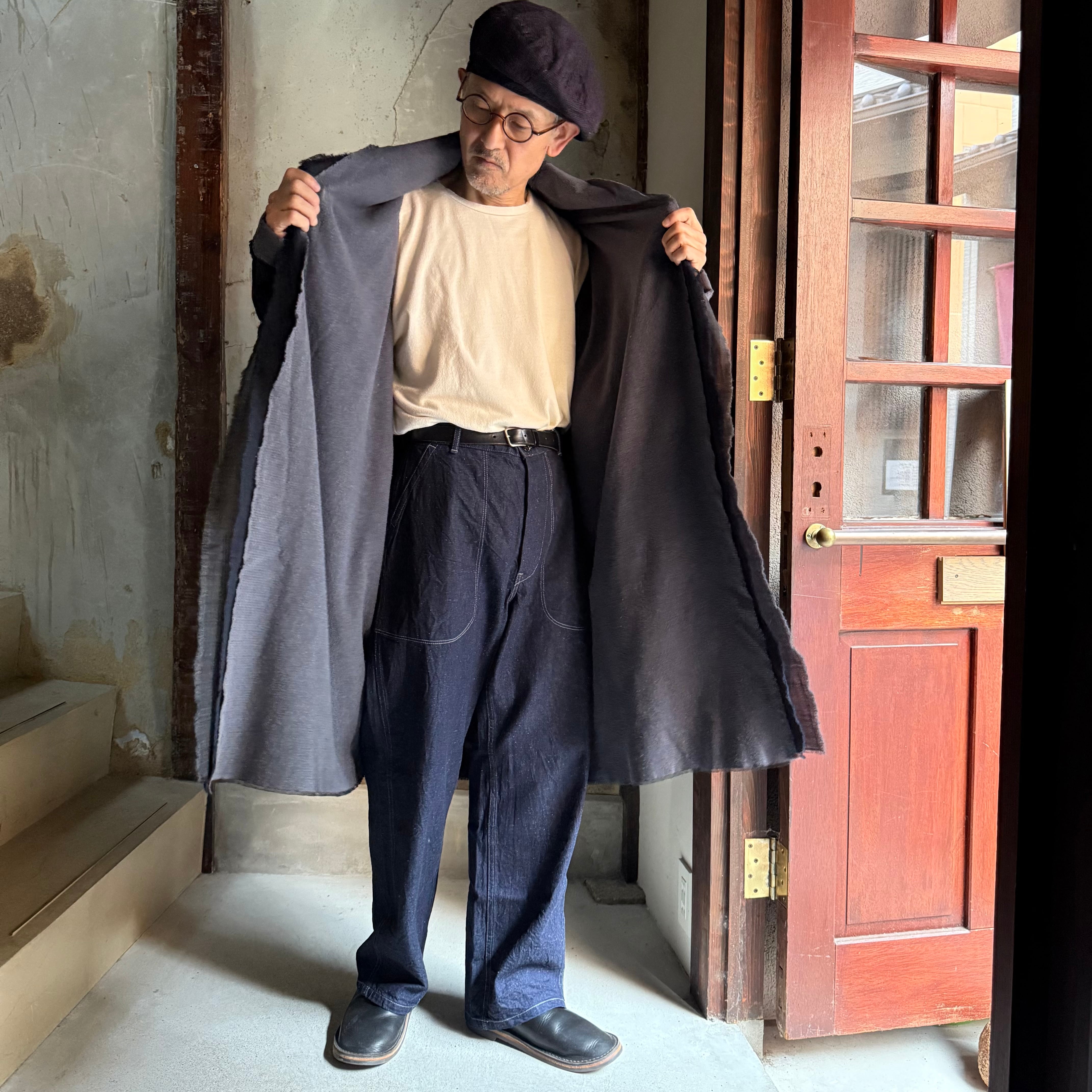 MITTAN 三重織綿絹毛麻ジャケット JK-23 墨黒がさね | Routes*Roots