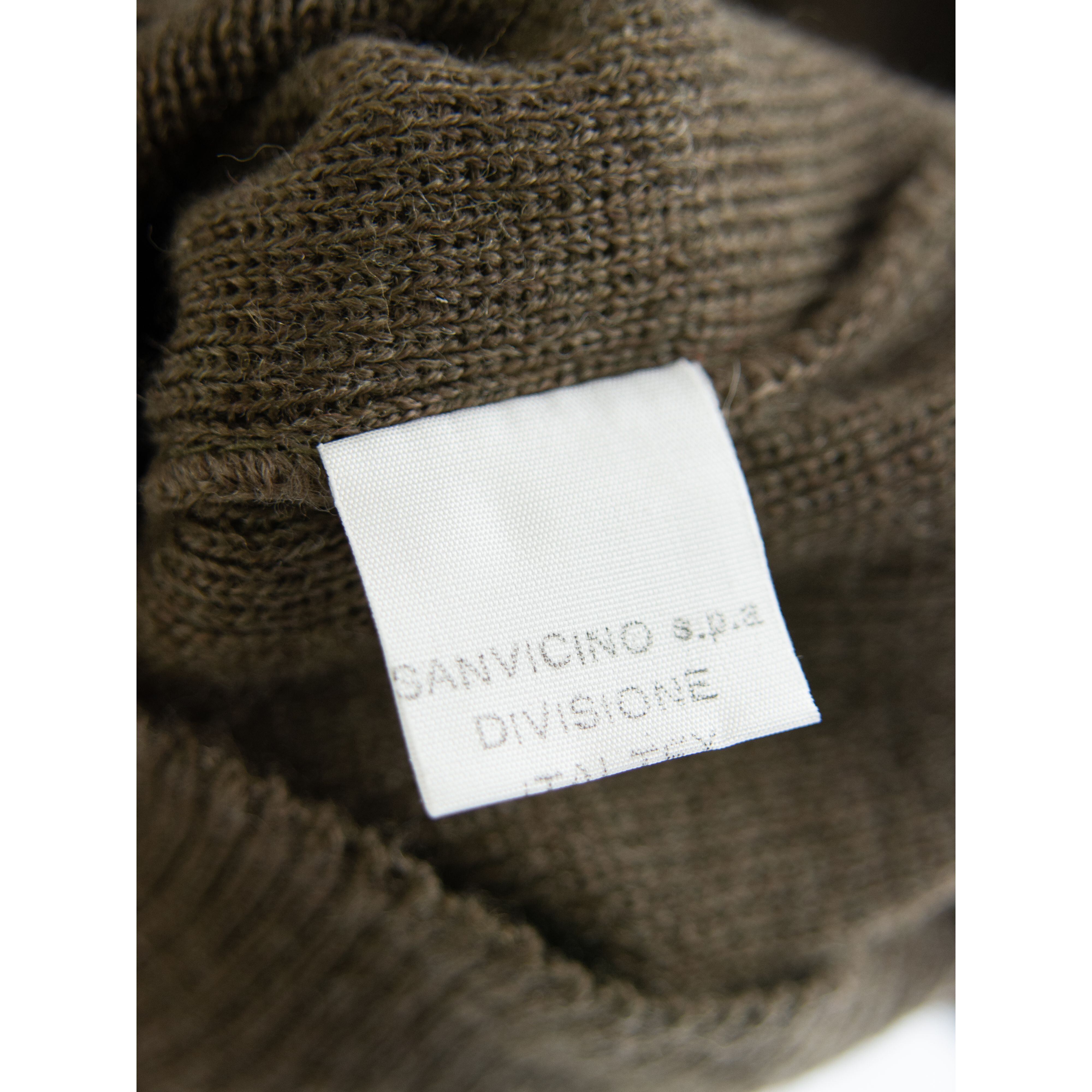 【Dead stock】70's Italian army 100%wool v-neck sweater（デッドストック イタリア軍 Vネックウールニットプルオーバー セーター）11c