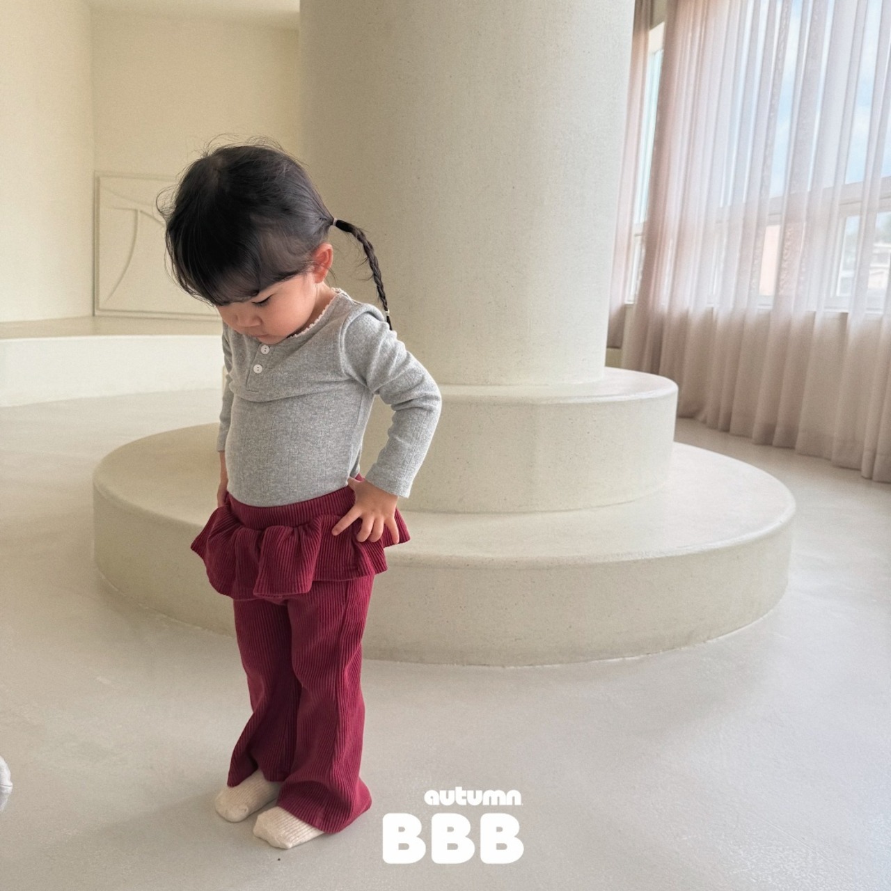 韓国子供服 / 26Autumn / 〖取寄〗BBB / レースTシャツ / ユニセックス / キッズ服 *XXS~XL*