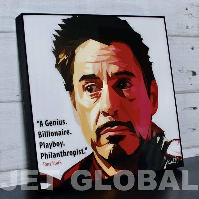 トニースターク（アイアンマン）/ TONY STARK VER.2 / Lサイズ 52cm / PAPMA_0038