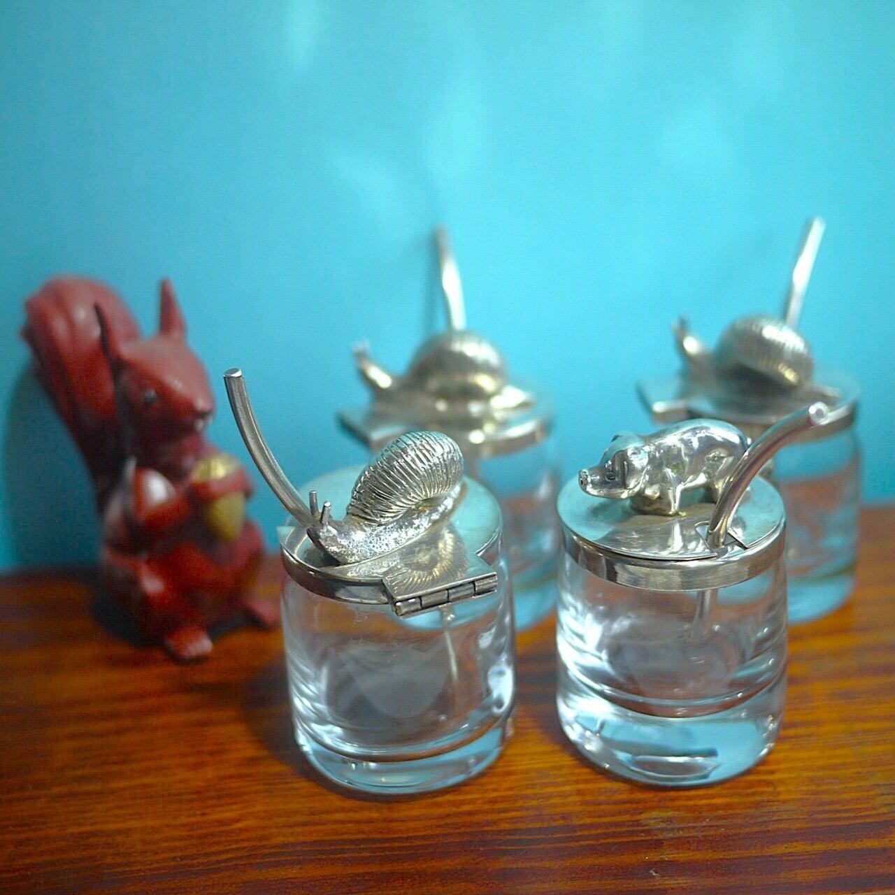 マスタードポット かたつむり・豚 ドイツ