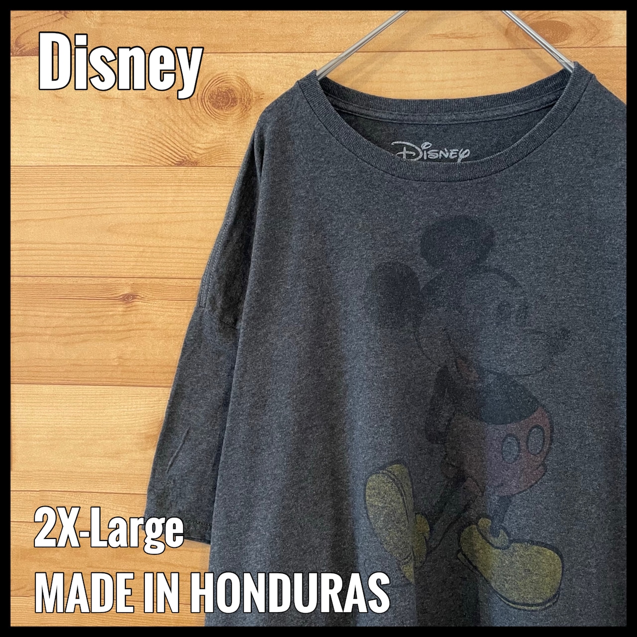 【Disney】ミッキーマウス プリント Tシャツ XXL ビッグサイズ 大きいサイズ ビッグシルエット ディズニー US古着 アメリカ古着