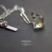 【040 Midnight Collection】 オイルインクォーツ 鉱物原石 シルバー925 ネックレス 天然石 アクセサリー