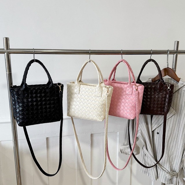 Braid design elegant shoulder bag ( 4color )