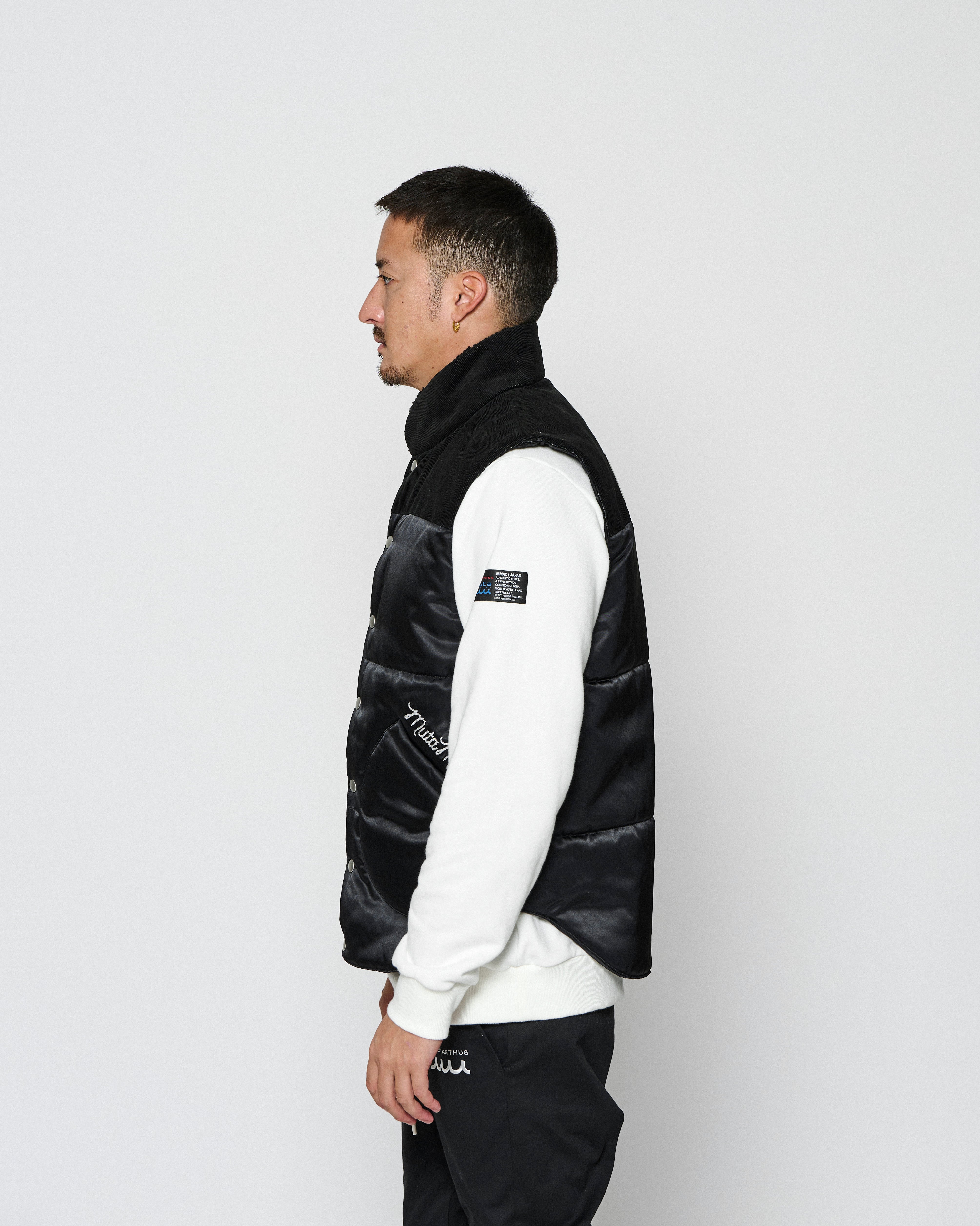 【定価3.3万/Safari掲載】muta MARINE ダウンベスト 予約販売9月下旬～10月中旬入荷】muta MARINE × ACANTHUS シンサレート