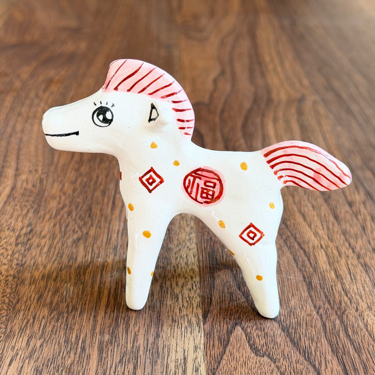 山口祥治 干支フィギュア 午(ウマ)「ウマジャロウ UJ-189」 工房:喜鶴製陶(有田焼)