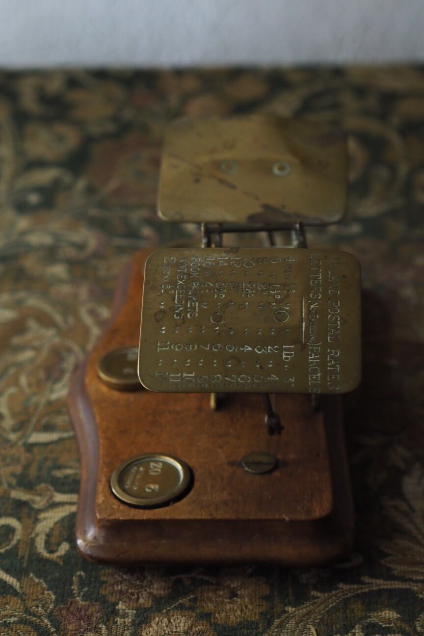 イギリスのレタースケール-antique England postal scale