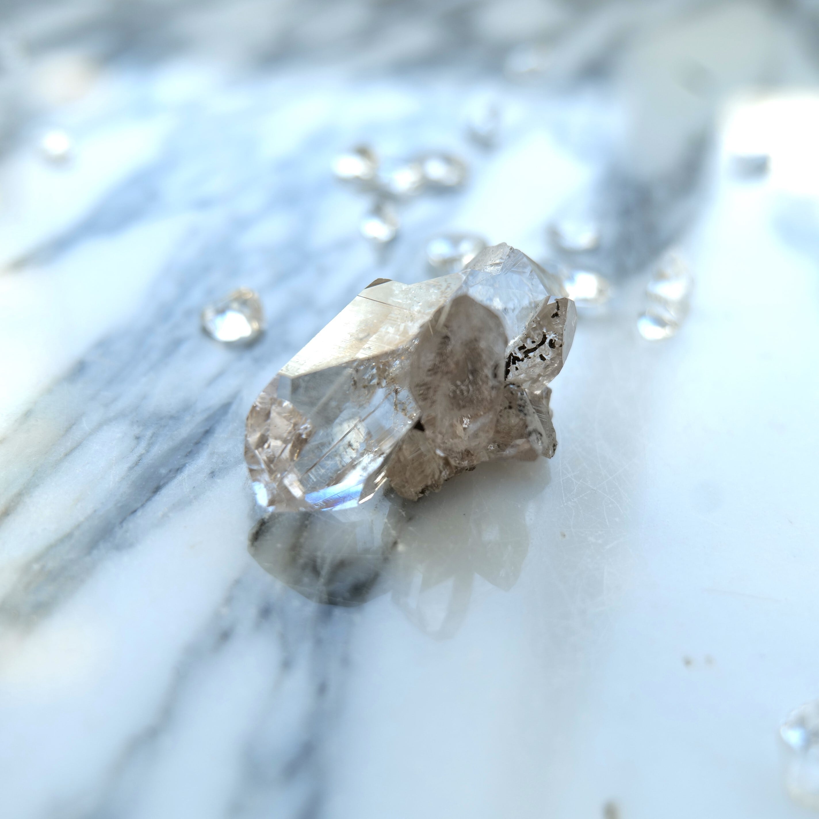 ガネッシュヒマール 天然石 ヒマラヤ水晶 M7_6【神聖なる山の叡智と浄化で魂の軸を正す聖域の水晶】