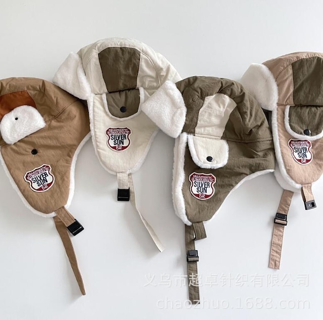 【予約】◇兄弟リンク◇ワッペンフライトキャップ［48cm〜52cm］