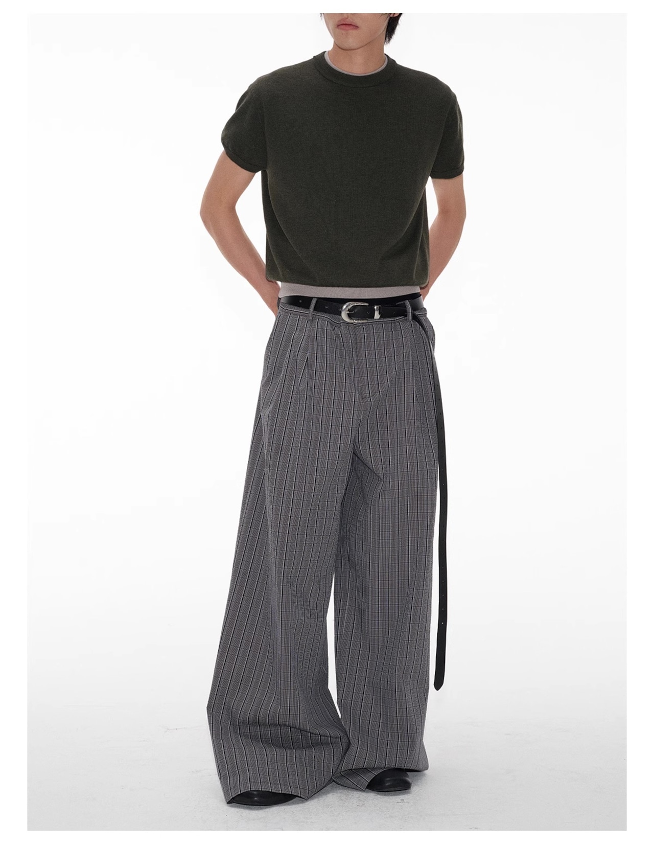 JCAESAR STUDIO Plaid Wide Pants