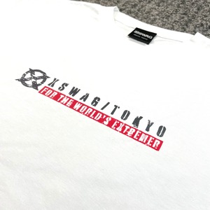 XSWAG Tシャツ　グランジロゴ