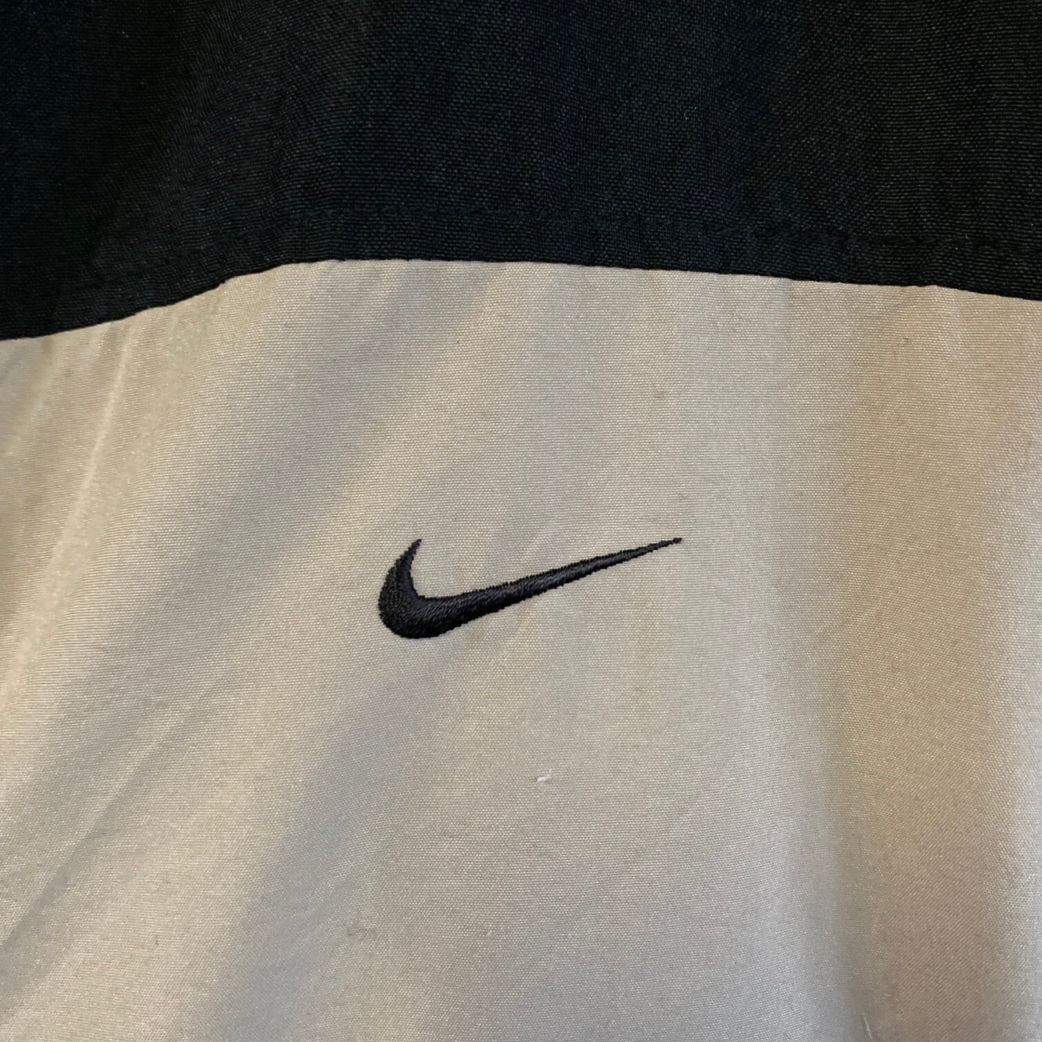 00年代 NIKE ナイキ バックロゴ刺繍 フリースライナー 中綿ジャケット
