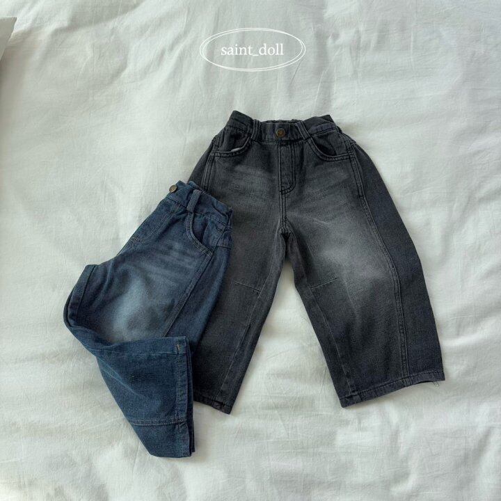 【予約商品】saint doll / Chic wide denim pants