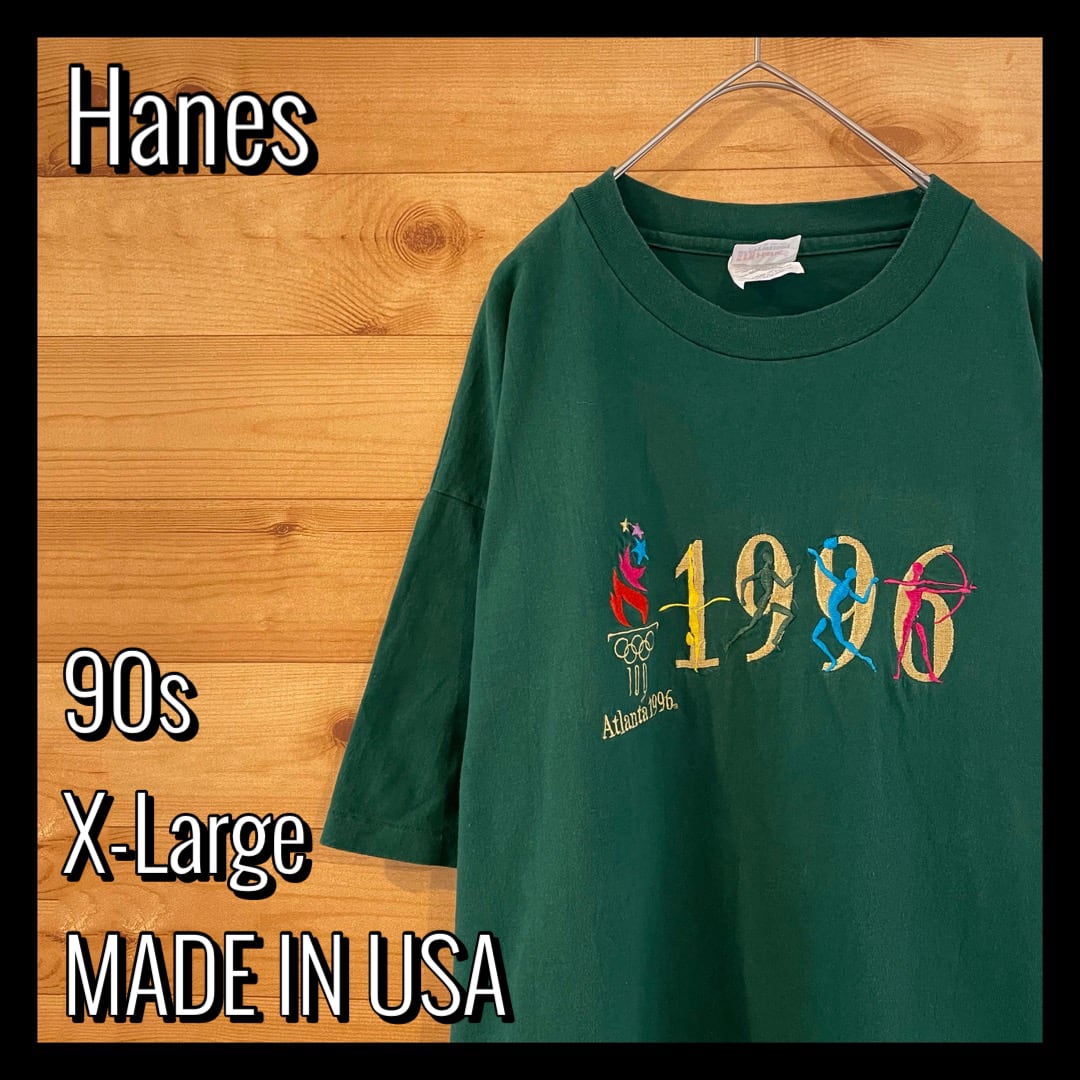 【入手困難】90s USA製 オリンピック 無地 スウェット プレーン 刺繍ロゴ