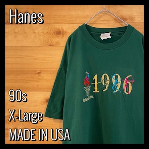 【Hanes】90s アトランタ オリンピック USA製 アメリカ古着 刺繍 1996 Tシャツ Atlanta 1996