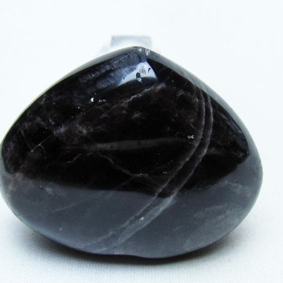 モリオン 置物 ハート 黒水晶 一点物 145-1937 | 天然石
