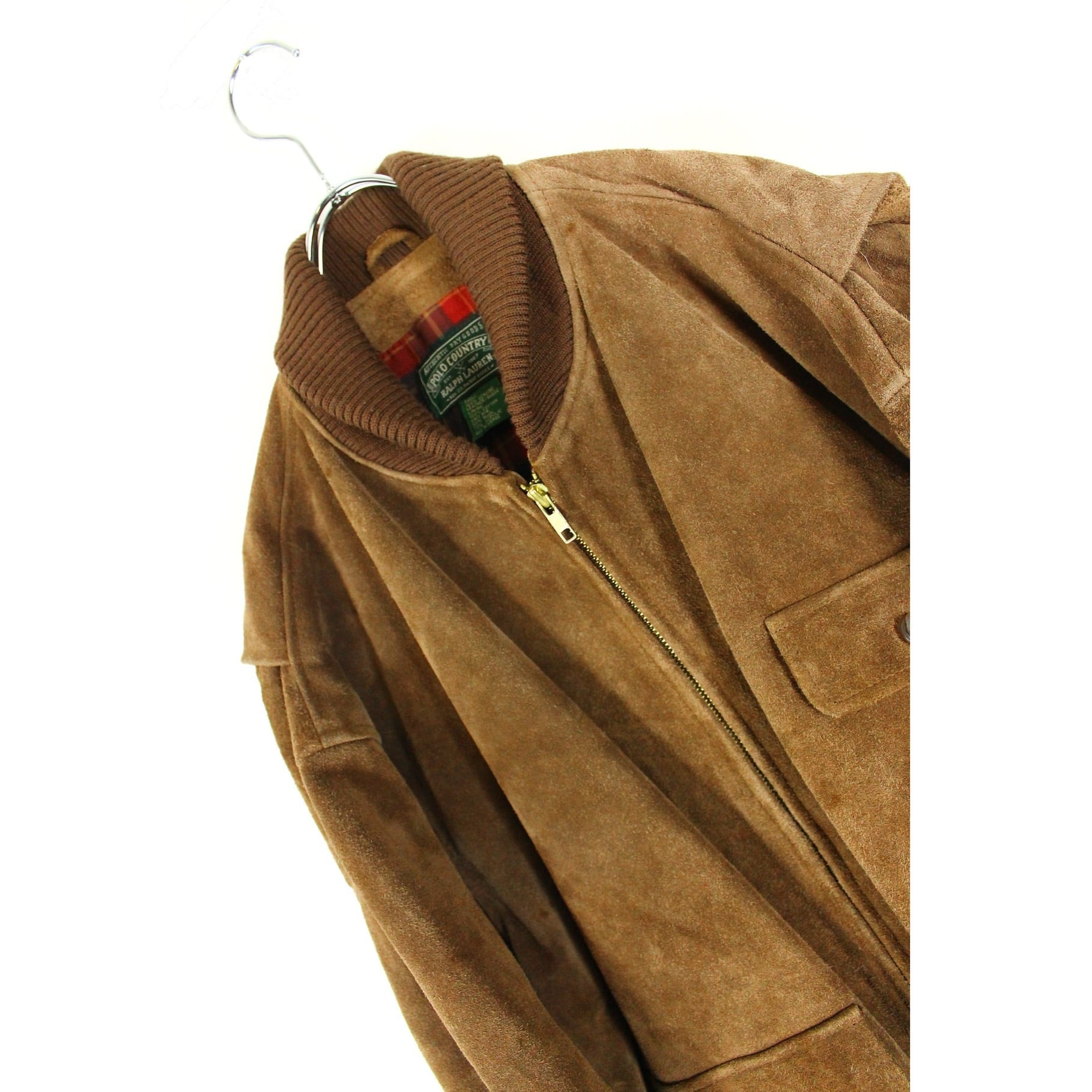 1990's POLO COUNTRY RALPH LAUREN スエードレザーブルゾン 【ME-0715