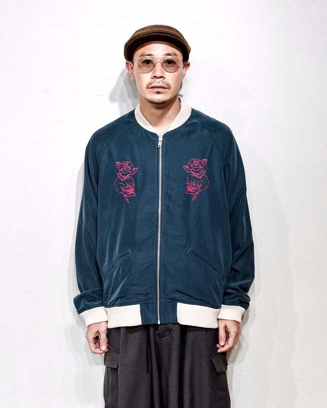 Black Weirdos - Rayon Souvenir Jacket (size-L) ¥26000+tax | Kodona 