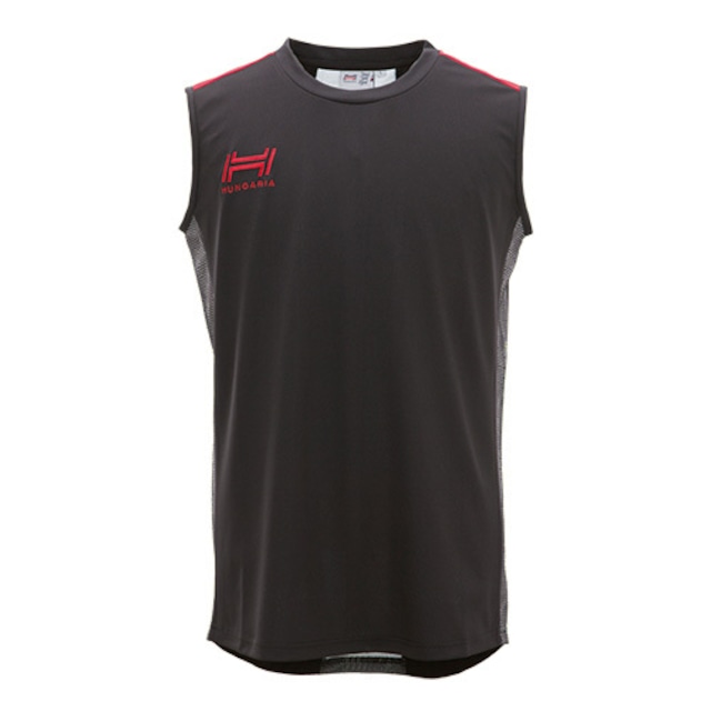 HGT-002 TR SLEEVELESS(BLACK/RED)