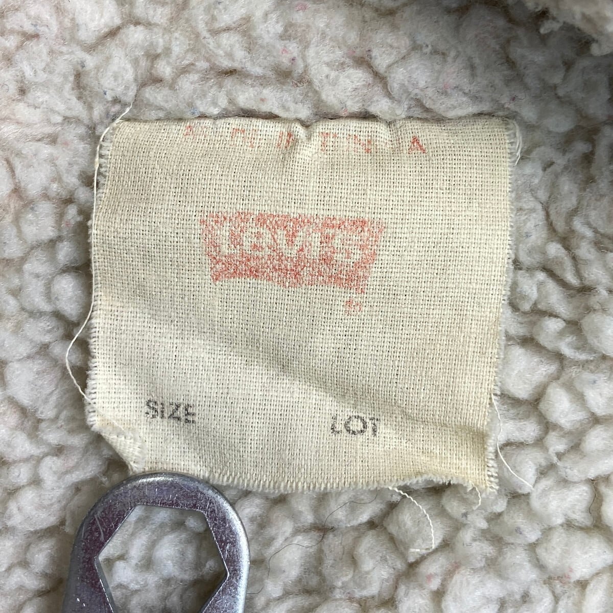 80年代 Levi's ユーロリーバイス 70608 0217 デニムボアジャケット