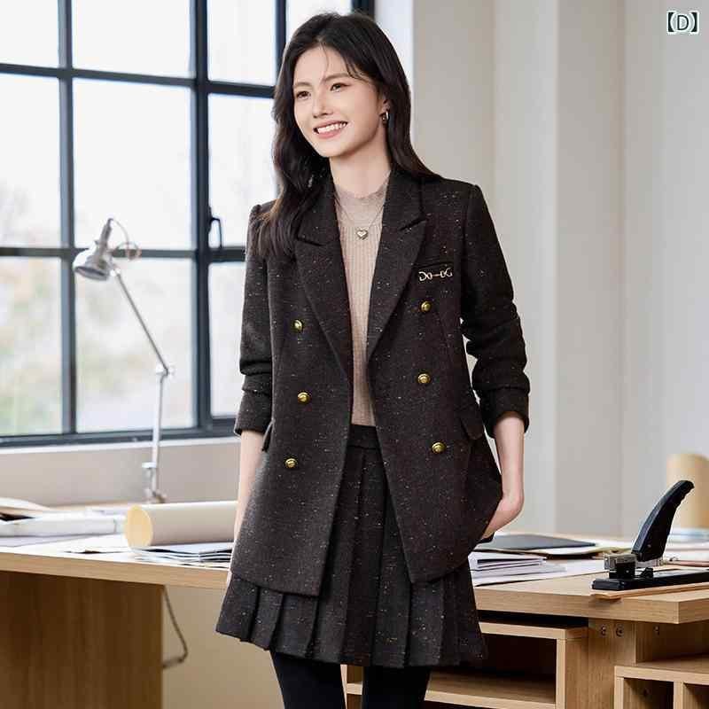 希少デザイン】ヴィンテージ風 ピーコート 貴婦人 英字プリント ダブル 