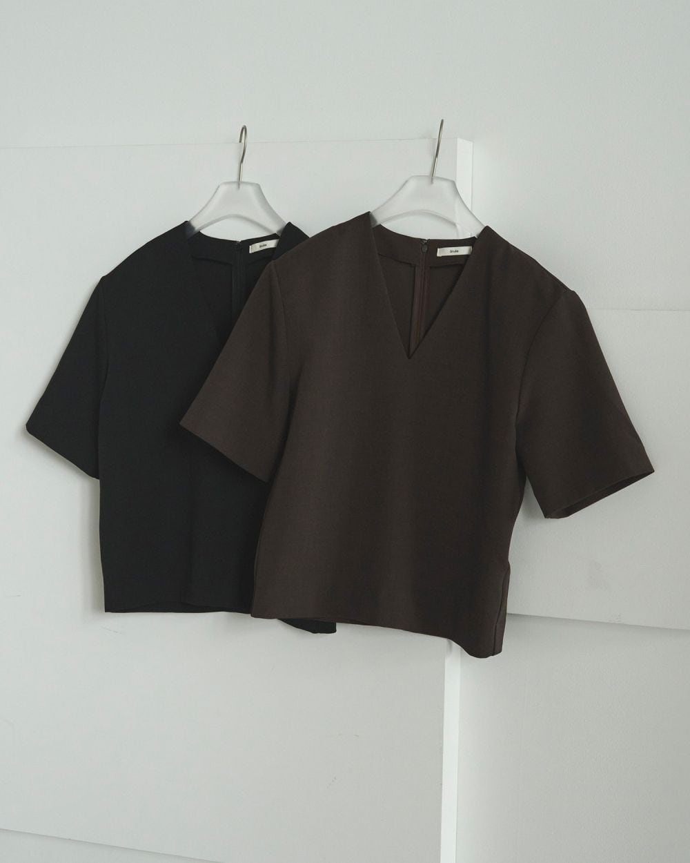 anuke】Knit Polo Onepiece | LASHIC