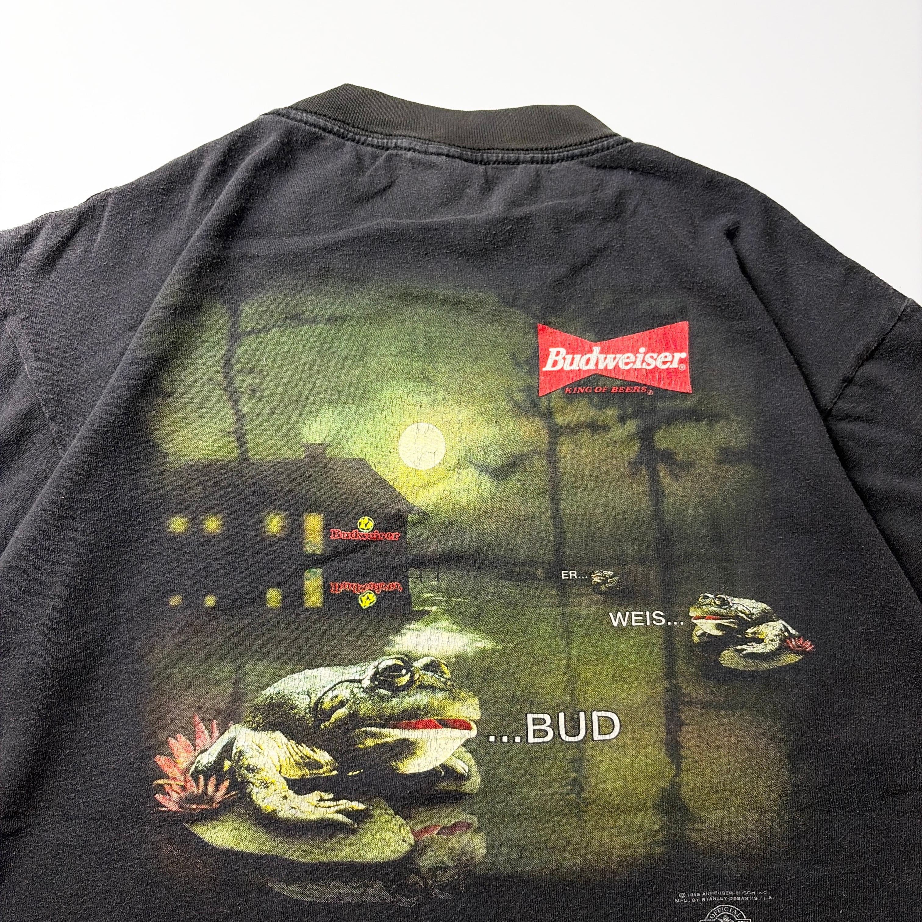 90s Budweiser Frog Graphic T-Shirt Stanley Desantis