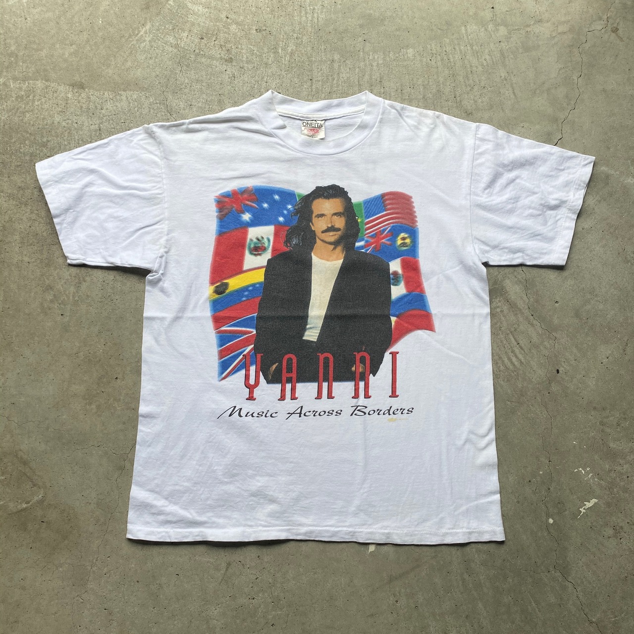 90年代 YANNI ヤニー アーティストTシャツ 人物Tシャツ ヴィンテージ 
