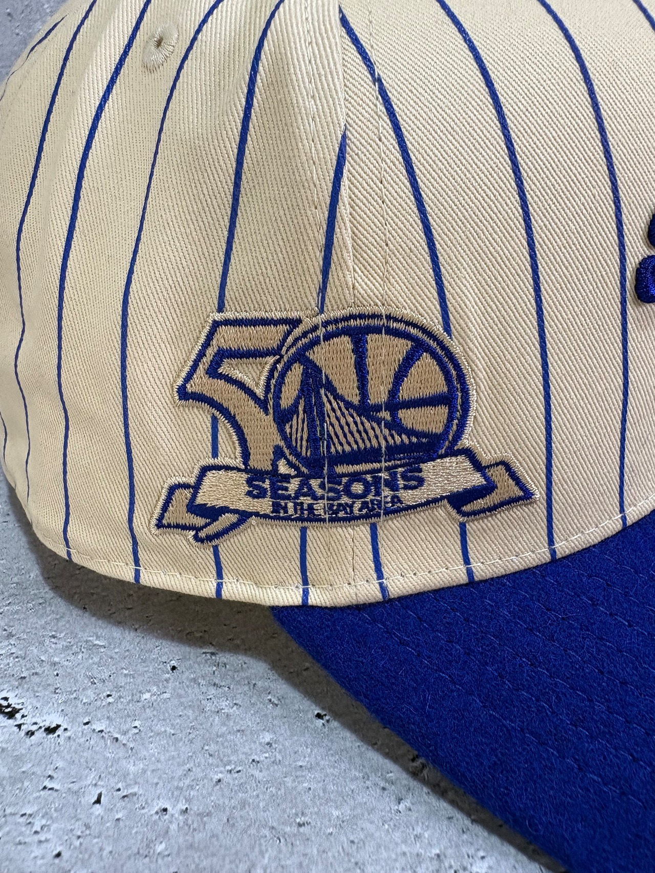 Mitchell＆Ness/ミッチェルアンドネス NBA ゴールデンステート・ウォリアーズ キャップ クリーム