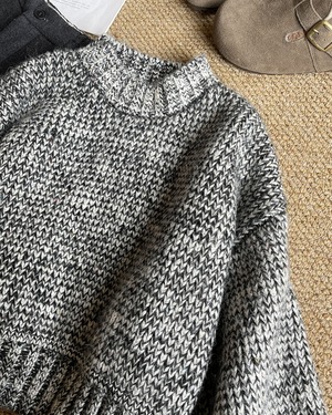 ブークレツイードショートニット A0689